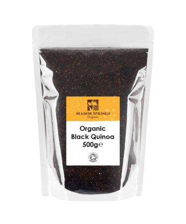 Organic Black Quinoa 500g by Manor Springs Organic
