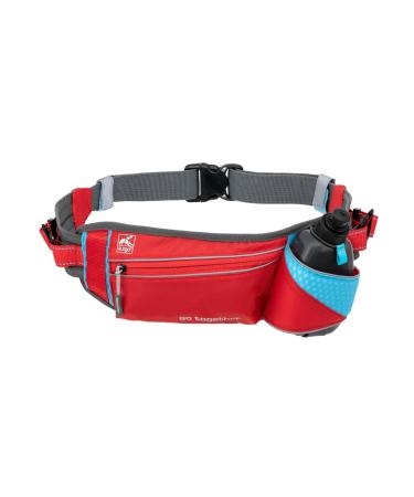 Kurgo on Trail Running Belt hands-free Dog Running belt waist belt for walks dogs adjustable reflective for jogging and hiking including 295 ml water bottle New version