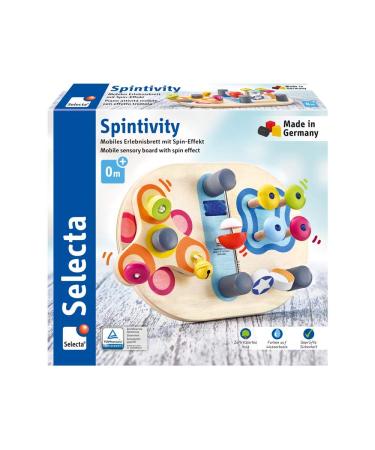 Selecta 62064 Spintivity wooden motor skills board 20 cm Spinitivity Single