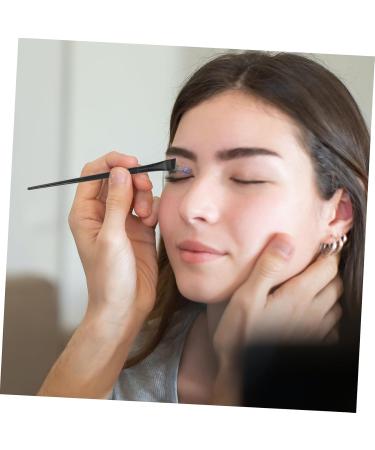 FOYTOKI 12pcs Eyeliner Smudge Brush Eye Smudge Brush Girl's Eyeliner Brush Flat Eyeliner Brush 15.5x1.2x0.6cm Black - Buy Online on SooperMarket.com