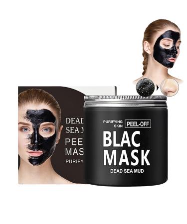 Peel Off Face Masks Blackhead Remover Mask Bamboo Charcoal Face Masks Skincare Peel Off Dead Sea Face Mask for Dirt Acne Pores Shrinking Deep Cleansing Purifying Skin