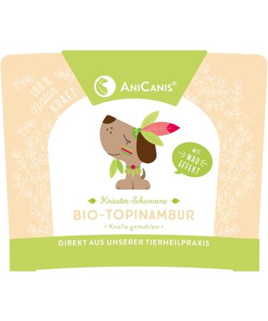 AniCanis Organic Jerusalem Artichoke for Dogs - 200g Intestine & Digestion Supplement - Supports Obesity Control - Natural Dog Food Additive - Buy Online on SooperMarket.com