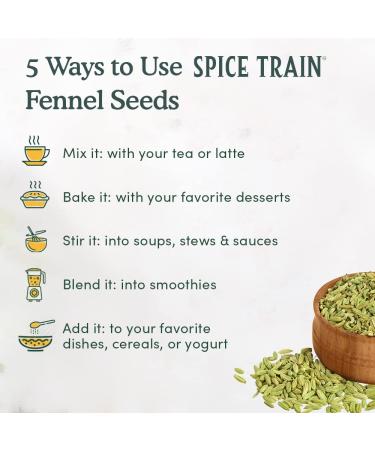 Organic Fennel Seeds (397g/14oz) from Rajasthan, India | USDA Certified | Anti-inflammatory | Ideal for Cooking & Beverages | Resealable Pouch - Buy Online on SooperMarket.com