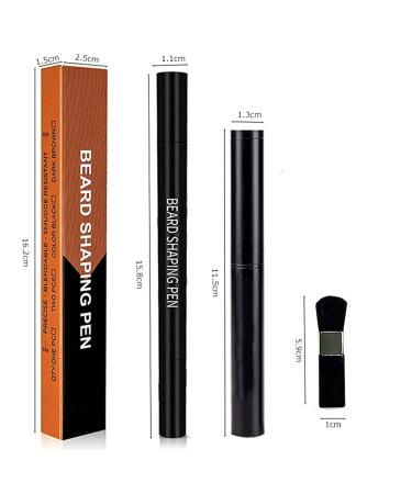 Colcolo Dark Brown Bartstift Filler - Water-Repellent Natural Finish Facial Hair Pencil Set for Perfect Coverage - Buy Online on SooperMarket.com