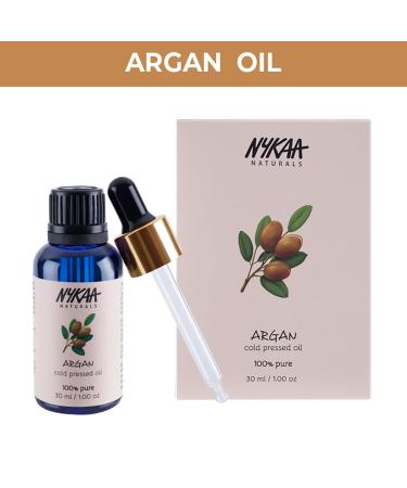 Buy Nykaa Naturals 100% Pure Cold Pressed Argan Oil for Women 1 oz | International Shipping Available - Buy Online on SooperMarket.com