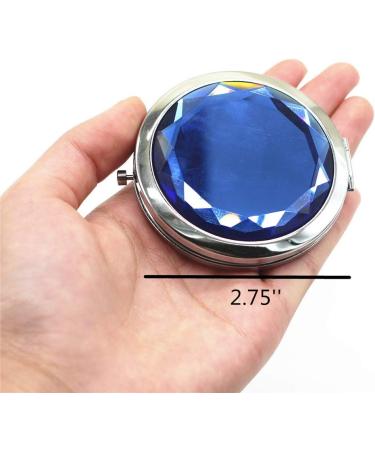 TANG SONG 12Pcs Double Compact Cosmetic Makeup Round Pocket Purse Magnification Jewel Mirror - Buy Online on SooperMarket.com