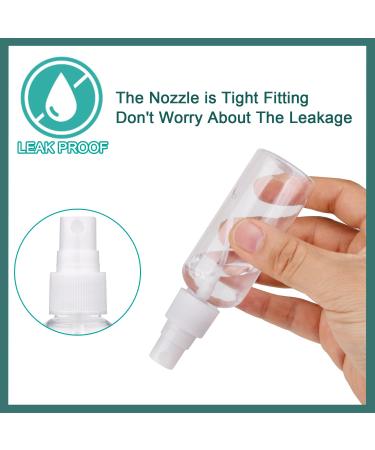 MEKK 2oz Mini Travel Spray Bottles - 6 Pack Fine Mist Clear Bottles for Cleaning Solutions - Buy Online on SooperMarket.com