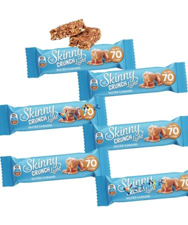 Skinny Crunch Light Salted Caramel 5x 19g Bars - Pack of 2 - Buy Online on SooperMarket.com