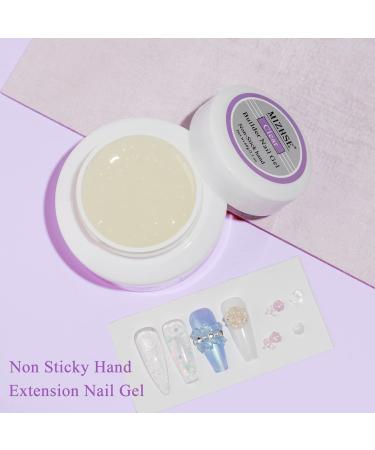 MIZHSE Clear Nail Sculpture Gel 60g | Solid Builder Gel for Nail Extensions | Non-Sticky Hand Carving Gel for Nail Art - Buy Online on SooperMarket.com