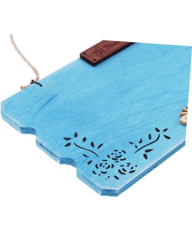 ABOOFAN Blank Hanging Wood Plaque Sign Halloween Body Parts Door Plaque House Number Wooden The Sign medium Blue - Buy Online on SooperMarket.com