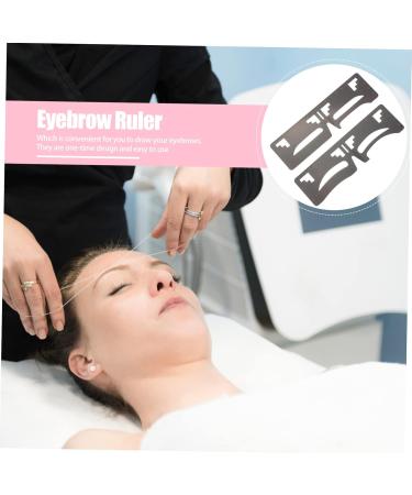 Mikinona 2pcs Eyebrow Ruler Eyebrow Shaping Template Brow Shaping Ruler T Tool Eyebrow Makeup Tools Cosmetics 1 count (Pack of 1) As Shown - Buy Online on SooperMarket.com