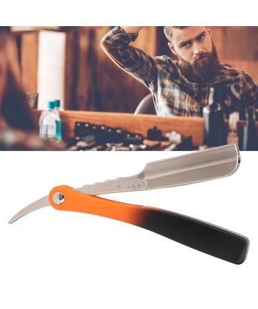 Straight Edge Razor Without Blade - Manual Mustache & Beard Shaver | Silver Beard Blade Holder for Precision Grooming - Buy Online on SooperMarket.com