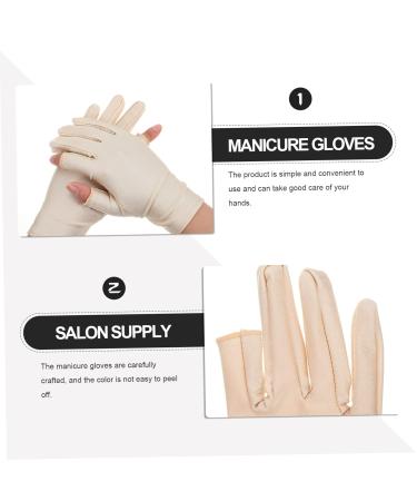 WOFASHPURET 1 Pair Ladies sun protection gloves salon gloves Half Finger Gloves Skin Gloves Golfing Gloves Anti- Fingerless Gloves riding gloves Manicure Glove Accessories Miss summer cloth 21x7.5x0.8cm - Buy Online on SooperMarket.com
