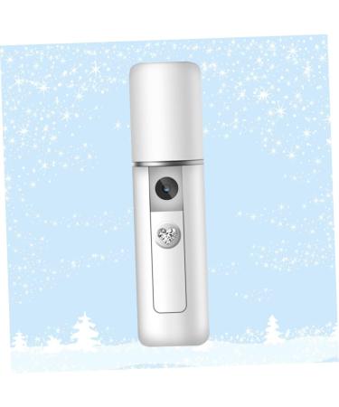 1pc Rechargeable Facial Sprayer Usb Mini Face Spray Device Steamer Spray Meter Humidifier Handheld 11.5*3cm White - Buy Online on SooperMarket.com