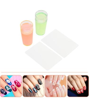 Lurrose Nail Stamp Set - Double-Head Silicone Stamper & Scraper for Stunning Nail Art | International Shipping Available - Buy Online on SooperMarket.com