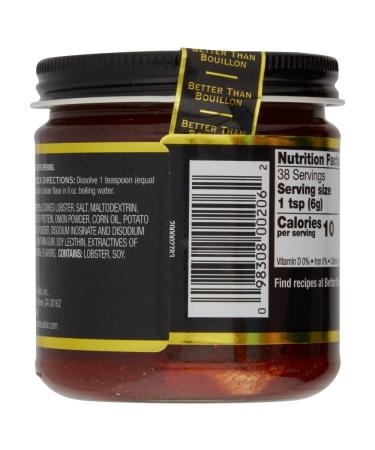 Better Than Bouillon Lobster Base 8oz Jar, Pack of 3 - Made from Cooked Lobster & Spices, Makes 9.5 Quarts, 38 Servings - Buy Online on SooperMarket.com