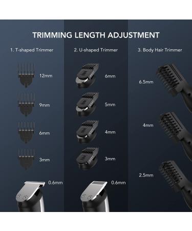 OPOVE Electric Beard Trimmer for Men - All-in-1 Grooming Kit | Manscape Body, Nose Trimmer - Cordless Clippers with Waterproof Design | 115min Runtime - Buy Online on SooperMarket.com