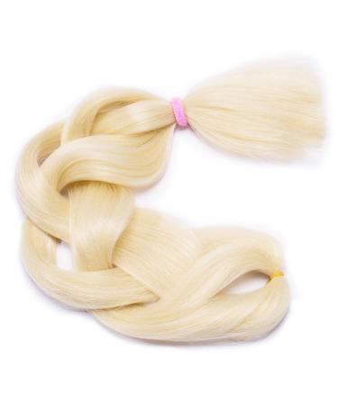 Tess Braids Extensions - 60 cm Jumbo Kanecalon Hair 5 Pack Light Blonde #613 for Box Braids - Buy Online on SooperMarket.com