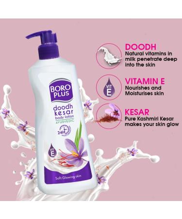 Doodh Kesar Body Lotion 400ml - Nourishing & Moisturizing Skin Care | Shop Internationally - Buy Online on SooperMarket.com