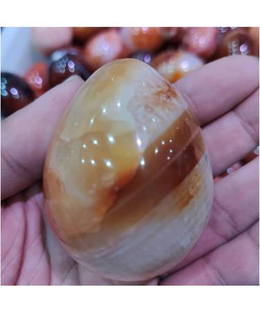 Crystal 1pc Stones Reiki 45mm Carnelian Agate Stones Orange Red Natural Sparkling Crystal Stone Stone Collection - Buy Online on SooperMarket.com