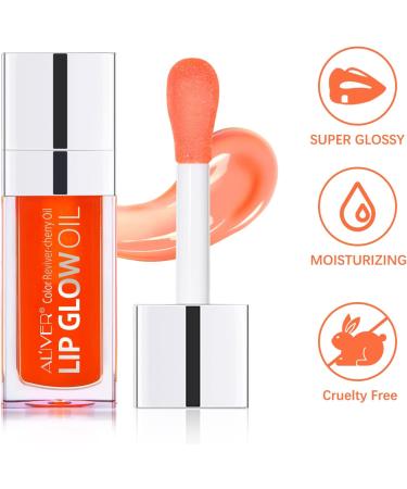 SBHEANGBA Moisturizing Lip Oil No-Sticky Lip Gloss Tinted Lip Balm Lip Care Long Lasting Clear Liquid Lipsticks Plump Lip Glow Oil For Dry Lip's Moisturizing Hydrating And Nourishing 01# Raspberry - Buy Online on SooperMarket.com