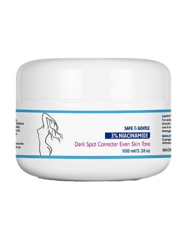 3% Niacinamide Brightening Cream Skin Lightening Cream Niacinamide Body Cream Brightening Body Lotion Skin Moisturiser Dark Spot Corrector Face Bleach for Women & Men Softens & Smooths Skin