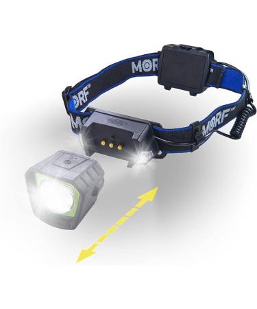 Police Security Flashlights - MORF Removable R230 3 in 1 Headlamp Magnetic Flashlight - Perfect for Mechanics, Emergency Preparedness, Outdoor, Water Proof, Drop Proof