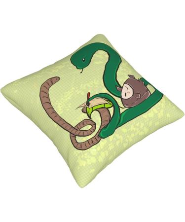 YYHHAOFA Sunflower Seeds Earthworm Snake Picture Universal Pillowcase for All Seasons 12"x12" : Soft and Comfortable Suitable for car Sofa Black 12" x 12" - Buy Online on SooperMarket.com