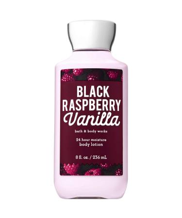Bath and Body Works BLACK RASPBERRY VANILLA Super Smooth Body Lotion 8 Fluid Ounce (2019 Edition)