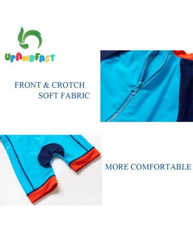 UPF 50+ Baby Boy Swimwear Set with Sun Hat | Blue Fish Design | 2-3 Years - Buy Online on SooperMarket.com