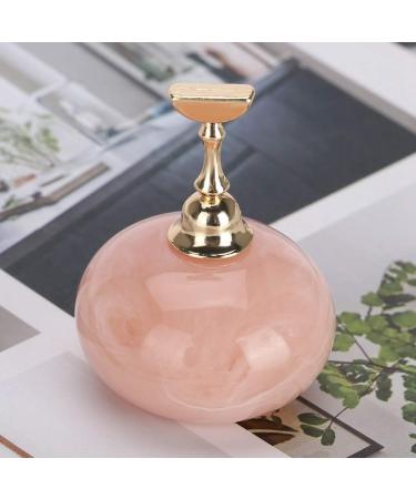 Nail Enhancement Display Exercise Stand Magnetic Nail Clip Exercise Display Stand Acrylic Crystal Clip Alloy False Nail Tip Salon DIY Nail Enhancement Tool(pink) - Buy Online on SooperMarket.com