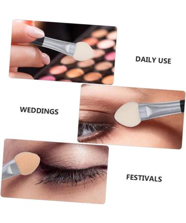PLAFOPE 24pcs Latex Eye Shadow Stick Makeup Brush for Women Makeup Girl Makeup Brush Aluminum - Buy Online on SooperMarket.com
