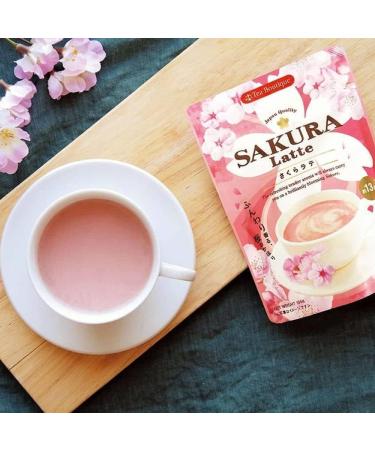 Tea Boutique Japanese Sakura Latte Cherry Blossom Instant Milk Tea (for 13 Cups) 104g - Buy Online on SooperMarket.com