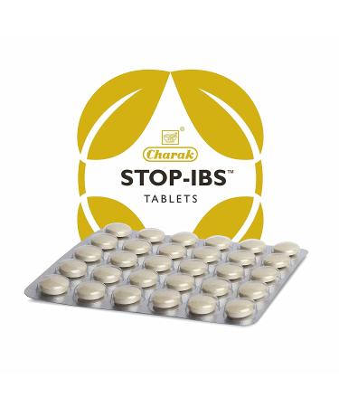 Johns Charak Pharma Stop-IBS Tablet for Relief in Irritable Bowel Syndrome & Relieves Abdominal Gases | Contains Healing Herbs Like Sunthi Bilva & Musta (30 Tablets)