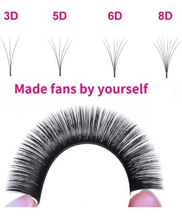 Fadlash Easy Fan Lashes D Curl 0.05 21mm | Self Fanning Russian Eyelash Extensions - Buy Online on SooperMarket.com