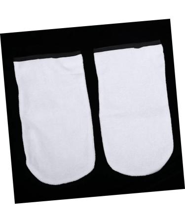 minkissy 4 Pairs Bath Gloves Gel Gloves Hand Treatment Mitts Moisturizing Gloves Overnight Mittens Wax Gloves Hand Moisturizer Gloves Insulated Gloves Hand Wax Soft White - Buy Online on SooperMarket.com