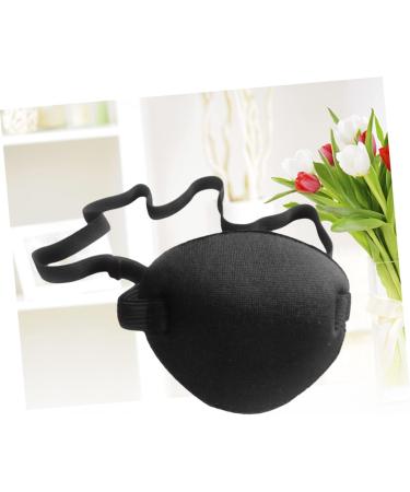 COOLHIYA 2pcs Lazy Eye Patch Adult Costumes Eye Mask Single Eye Cover Prom Props Eye Patches Eyepatch Black - Buy Online on SooperMarket.com