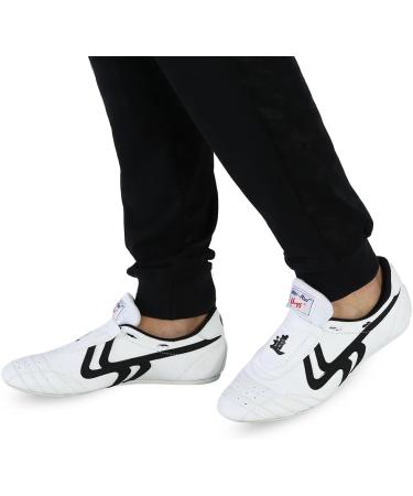 Alomejor Taekwondo Shoes - Lightweight Martial Arts Sneakers for Karate Kung Fu Tai Chi - Black Stripes Available in Medium/XX Large - Buy Online on SooperMarket.com