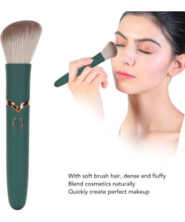 Buy Electric Makeup Brush - Waterproof USB Rechargeable Soft with 10 Vibration Levels - Green | International Shipping Available - Buy Online on SooperMarket.com
