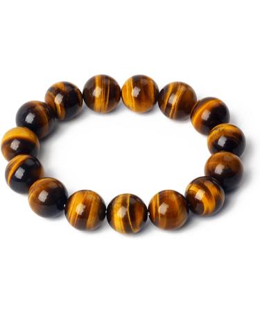Original Tiger Eye Bracelets Men Energy Natural Stone Bead Bracelets Women Quartz Agates Feng Shui Wealth Jewelry Pulseras 34 8mmBeads19cm 34 8mmBeads19cm - Buy Online on SooperMarket.com
