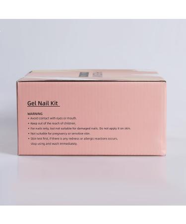 Phoenixy 6 Color Poly Nail Gel Kit with 36W UV/LED Lamp - Complete Nail Extension Set - Perfect Gift for Women - Buy Online on SooperMarket.com