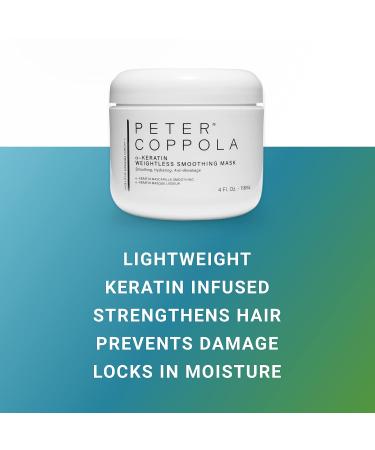 PETER COPPOLA a-Keratin Weightless Smoothing Mask 4 oz. - Hydrolyzed Wheat Protein Hair Mask for Strengthening, Smoothing, and Damage Prevention - Buy Online on SooperMarket.com
