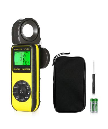 BTMETER BT-881D Digital Illuminance Light Meter, Measure Lights 0.01400,000 Lux (0.0140,000 FC) Foot Candles Luxmeter with 270 Rotated Sensor for Plants LED Lights Indoor Outdoor Light Tester BT881D (0.01400,000 Lux)