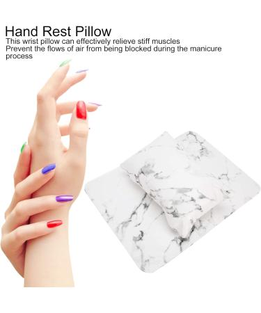 Nail Art Hand Pillow Nail Art Hand Pad Easy To Store Comfortable To Use Beauty Salon Salon Shop for Home Manicure Store white - Buy Online on SooperMarket.com