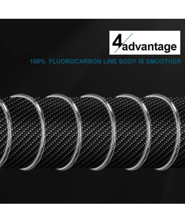 Buy MeevrGrgrgr Fluorbon Fabric Fishing Cord - Clear Fluor Coated Fast Sinking Freshwater & Saltwater 3.5-0.30mm 15.71LB International Shipping Available - Buy Online on SooperMarket.com