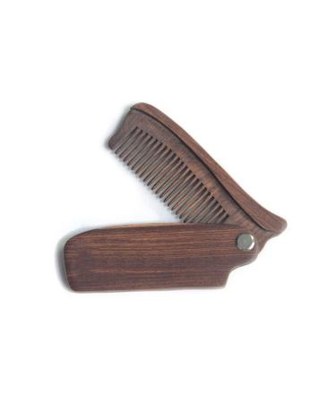Comb Folding Wooden Beard Comb Brush Hair Beard Mustache Comb Comb Everyday Grooming Use wooden comb