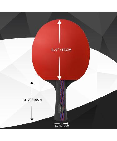 Sportout Ping Pong Paddle - Professional Table Tennis Racket with Case | For Advanced Training and Tournament Play - Buy Online on SooperMarket.com