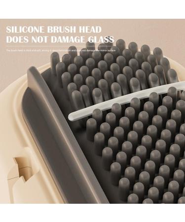 Cartoon Aromatherapy Mirror Brush Tiles Glass Dirt Grime Removal Mirror Wipe Cleaning Tool Cleaning Bathroom Accessories Shower bathroom Body scraper Scrubber Cleaning Easy with & Rubber Body - Buy Online on SooperMarket.com