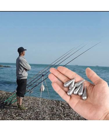 30 PCs Fishing Weights Kit - Multi-Size Shot Weights & Sinker Set for Outdoor Fishing (5g/10g/15g) - International Shipping Available - Buy Online on SooperMarket.com