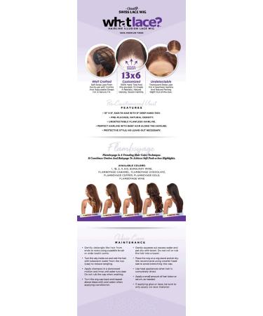 Sensationnel WHAT LACE 13x6 Cloud 9 Synthetic Wig - Preplucked Illusion Lace Frontal - Solana (Burgundywine) - Buy Online on SooperMarket.com